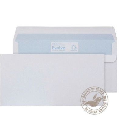 RD7882 ENVELOPE DL RECY S/ADH WHT(PK-1000)