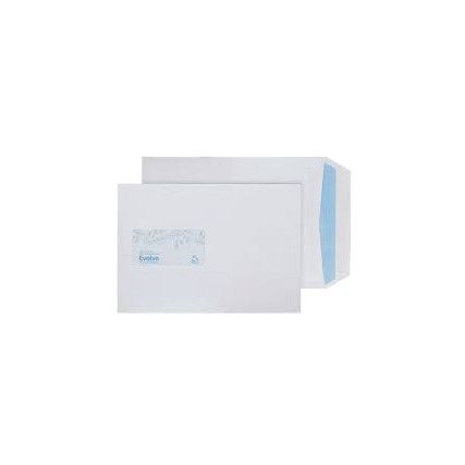 RD7084 ENVELOPE C5 RECY S/ADH WINDOW WHT (PK-500) 