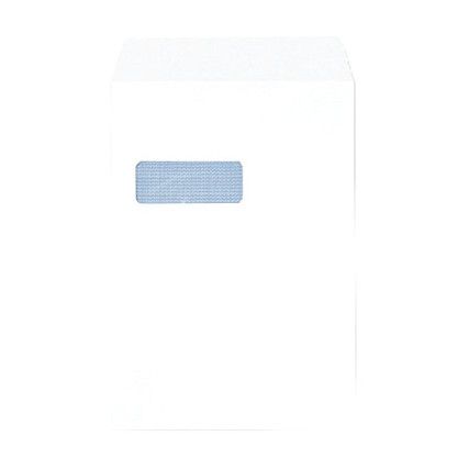 KF3501 ENVELOPE C4 WINDOW S/ADHWHT (PK-250)