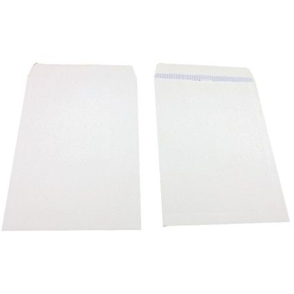 KF02896 ENVELOPE B4 POCKET 353x250mm S/ADH WHT (PK-250)