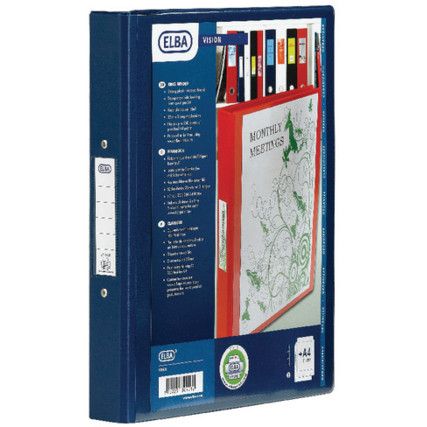 100080876 VISION RINGBINDER PVC A4 BLE