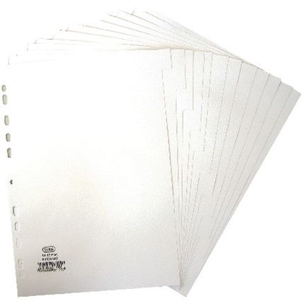 400007502 DIVIDER A4 12-PART160GSM WHT