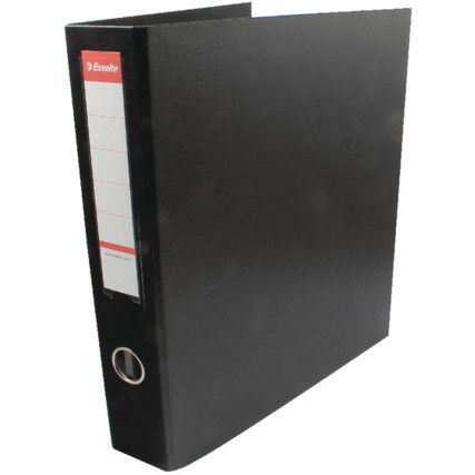 40mm A4 4DR RING BINDER BLACK 82407