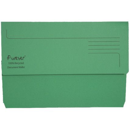 211/5004 BRIGHT FCP MANILLA WALLET GRN (PK-25)