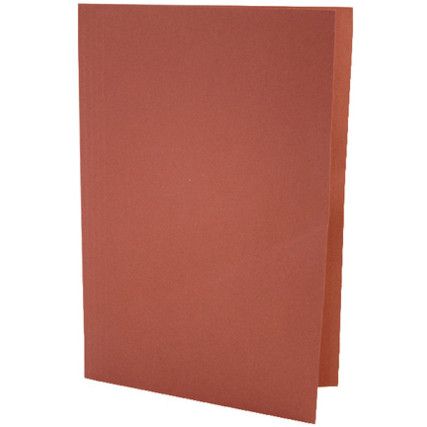 43208 FOLDER SQ. CUT FCP RED (PK-100)