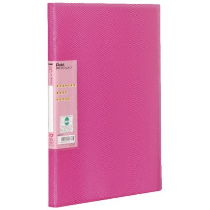 DCF343P RECYCOLOGY DISPLAY BOOK 30-POCKET PINK (PK-10)