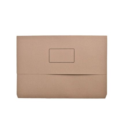 Q CONNECT DOCUMENT WALLET BUFF FOOLSCAP (PK-50)