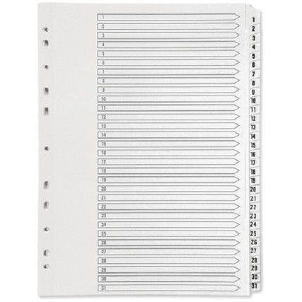 KF01936 1-31 WHT BOARD INDEXES