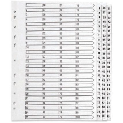 05601/CS56 1 MYLAR INDEX A4 1-75