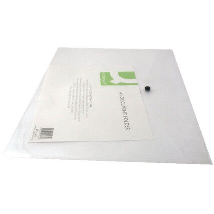 KF02464 DOC FOLDER PLASTIC A3 CLEAR (PK-12)