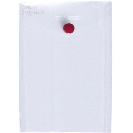 Polyfile Wallet A6 Clear Pack of 5 13293