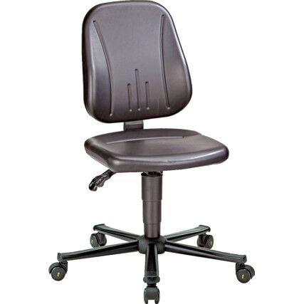 ESD UNITEC 2 LOW CHAIR BLACK WITH CASTORS