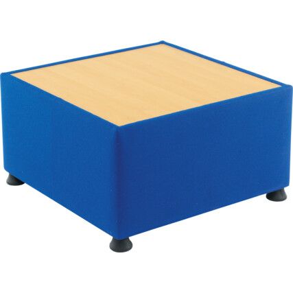 MODULAR RECEPTION TABLE 6 50x650mm BEECH/BLUE