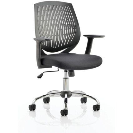 Dura Task Operator Chair With Arms Black