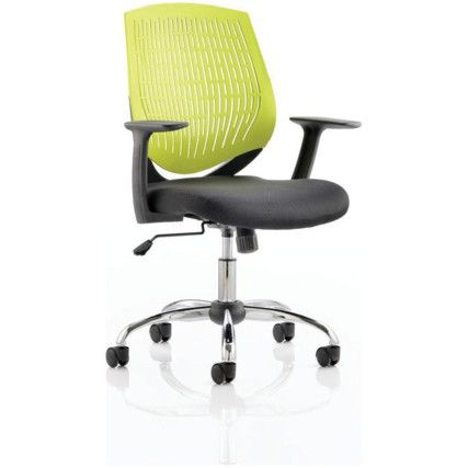 Dura Task Operator Chair With Arms Green