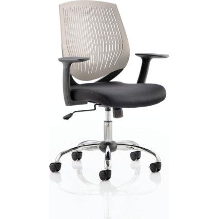 Dura Task Operator Chair With Arms Grey