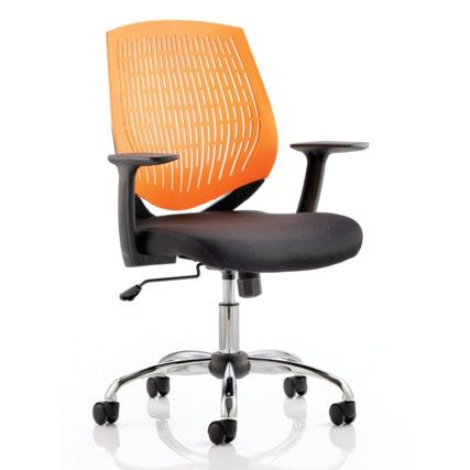 Dura Task Operator Chair With Arms Orange