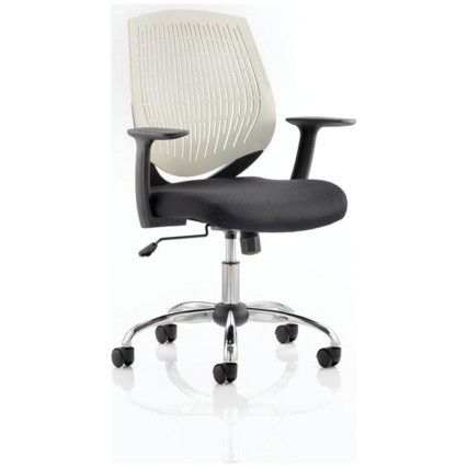 Dura Task Operator Chair With Arms White