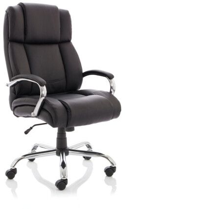 Texas HD Executive Leather Chair With Arms Black