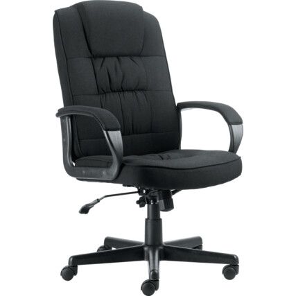 MOORE EXECUTIVE LEATHER CHAIR BLACK