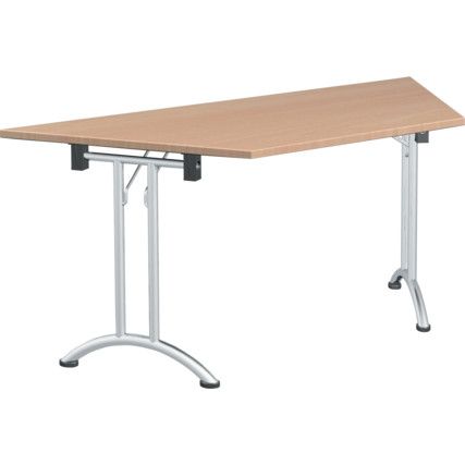 1412mm TRAPEZOIDAL FOLDING TABLE BEECH