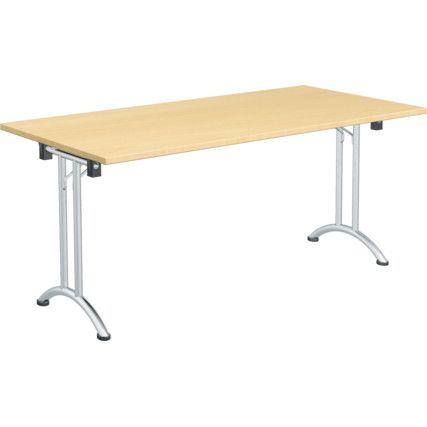 1200mm RECTANGULAR FOLDING TABLE MAPLE