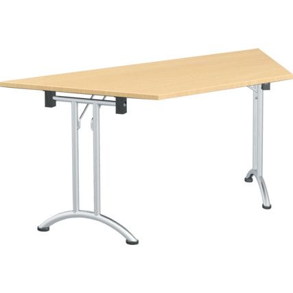 1412mm TRAPEZOIDAL FOLDING TABLE MAPLE