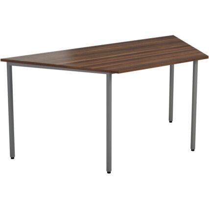 1800mm Trapezoidal Multi Purpose Table Dark Walnut