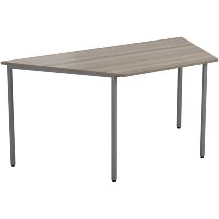 1800mm Trapezoidal Multi Purpose Table Grey Oak