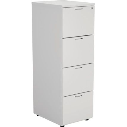 4 DRAWER FILING CABINET - WHITE