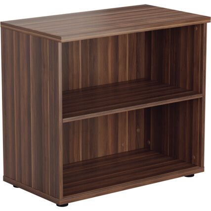 Bookcase, Walnut, 1 Shelf, 730mm Height