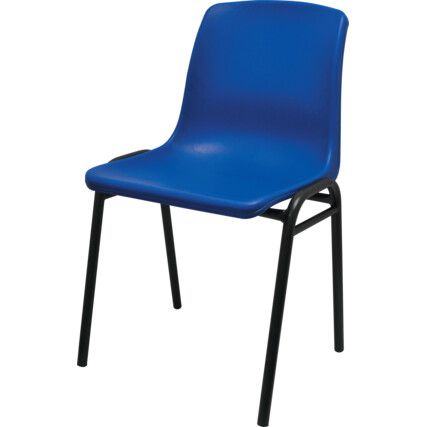 POLYPROPYLENE H/D STACKING CHAIR BLUE