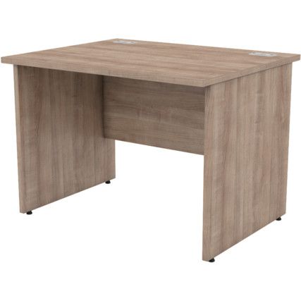 1000mm Rectangular Panel End Desk Birch