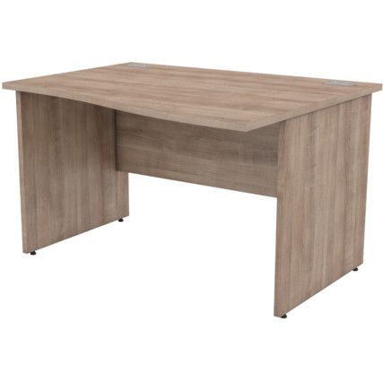 1200mm Wave Right Hand Panel End Desk Birch