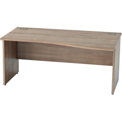 1600mm Wave Right Hand Panel End Desk Birch