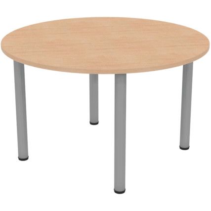 Round Table 1000mm Grey/Beech