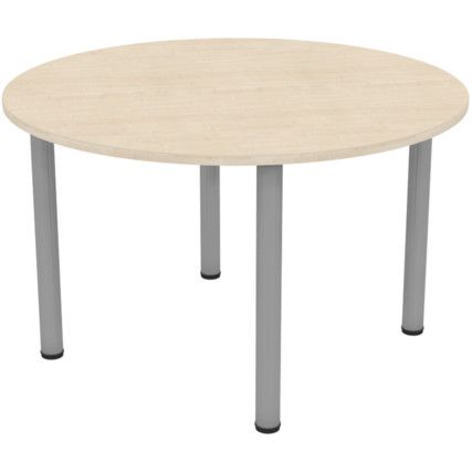 Round Table 1000mm Grey/Maple