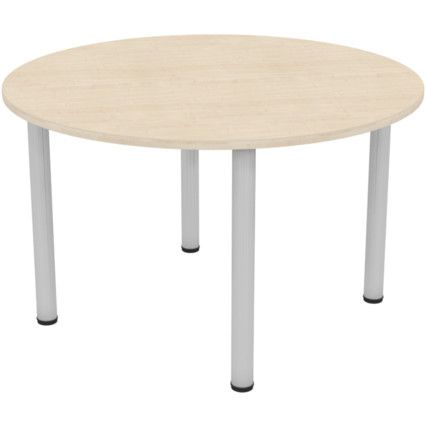 Round Table 1200mm Silver/Maple