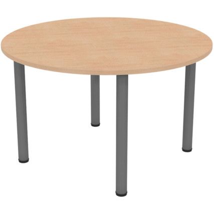 Round Table 1200mm Iron Grey/Beech