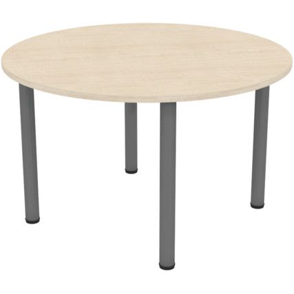 Round Table 1200mm Iron Grey/Maple