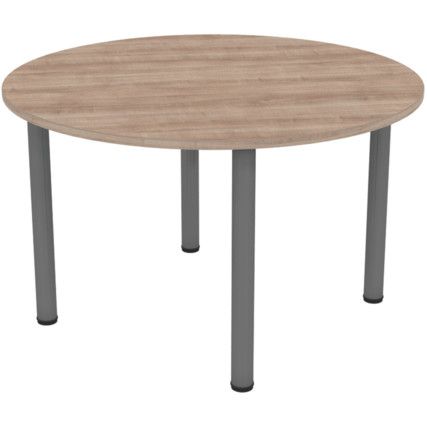 Round Table 1200mm Iron Grey/Birch