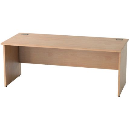 SATELLITE 1800mm PANEL END STANDARD DESK BEECH