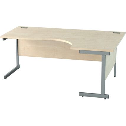 SATELLITE 1800mm RH SGL CANT CRESCENT DESK MAPLE