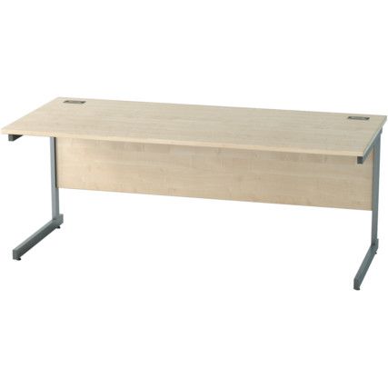 SATELLITE 1800mm SINGLE CANT STANDARD DESK MAPLE