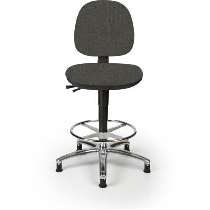 E-TECH HIGH ESD HI-TECH FABRIC CHAIR - ANTHRACITE GREY