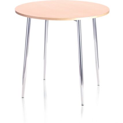 BISTRO 4-LEG TABLE ELLIPSE (WHITE)