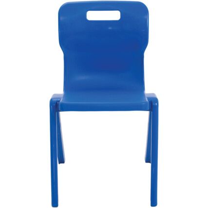 Antibacterial Chair One-piece Polypropylene Blue