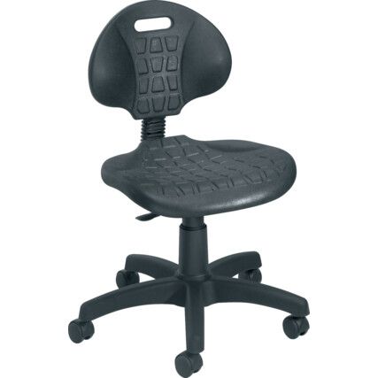 PU LOW DRAUGHTSMAN CHAIR