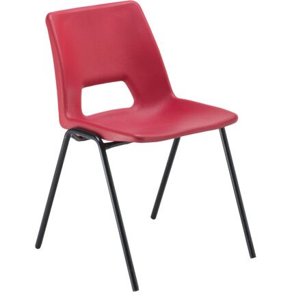 ECONOMY CHAIR RED POLYPROPYLENE