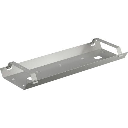 1200-1500mm Bench Desk Double Cable Tray-Silver